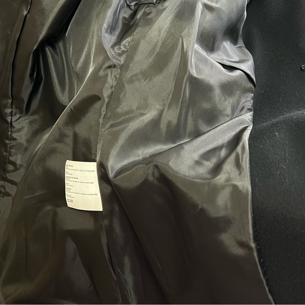 Nautica Black Wool Blend Coat - Picture 10 of 12